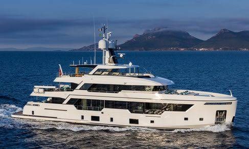 38-metre motor yacht available for charter